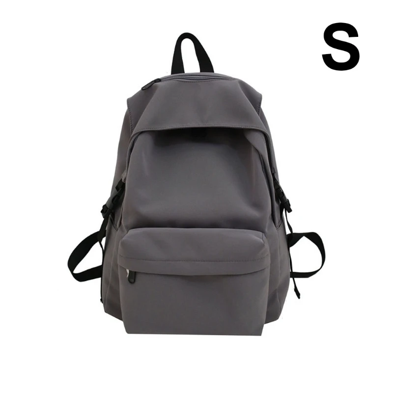 

Unisex Solid Color Nylon Backpack Daypack Travel Bookbag for Teenagers Schoolbag