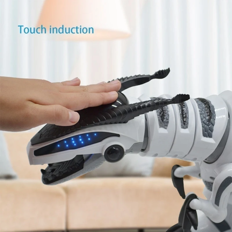 RC Robot Toy Voice Smart Robot RC Dinosaur Music Light Remote Control Robot War Dinosaur Educational Robotics Toys For Children