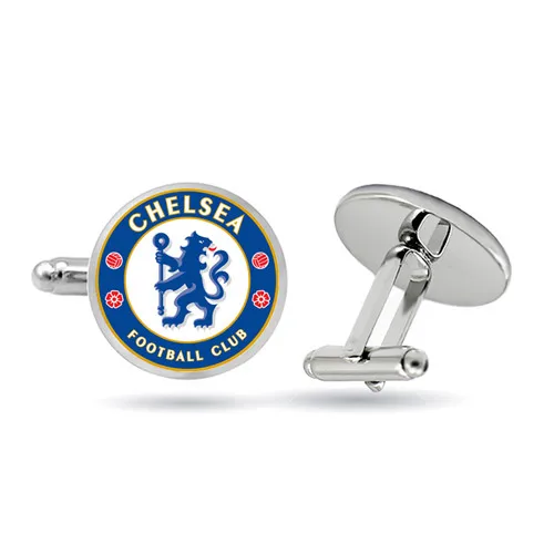 8 new Factory direct football club team logo shirt cufflinks cross-border creative hot sale - Окраска металла: 8