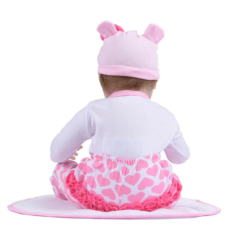 16 дюймов 40 см Силиконовые Винил reborn baby doll игрушечный олень, детский приятель кукла из мягкой натуральной touch детские игрушки для подарка на день рождения и рождественским