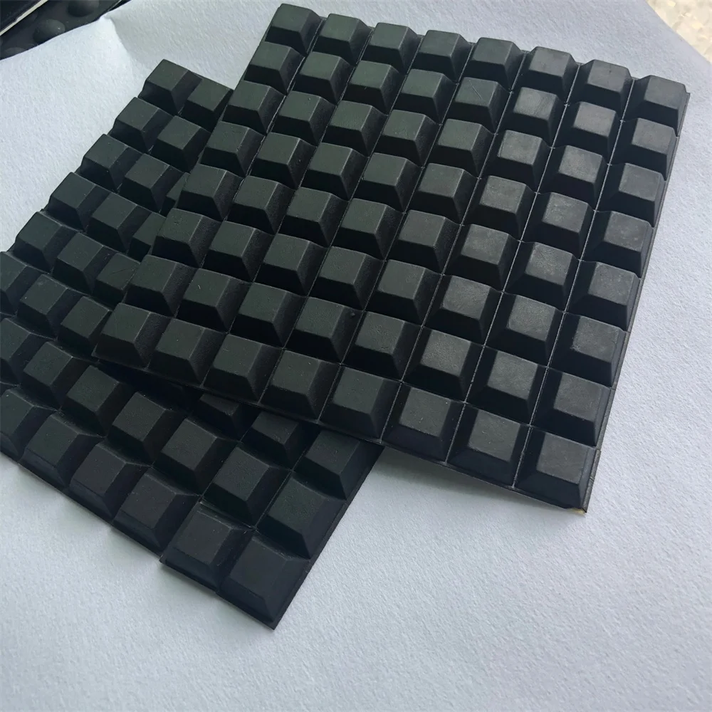 20x20x8mm Rubber Bumper Stop Non-slip Self-Adhesive Feet Door er Pad For Home Furniture Accessories self adhesive handles table foot pad