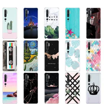 

Soft Case For xiaomi Mi Note 10 Case coque 6.47inch Cover For xiaomi Mi Note 10 Pro TPU Silicon Shell bumper Protective fundas