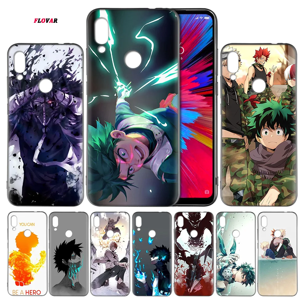 

My Hero Academia Phone Case For Xiaomi Mi Redmi Note 7 6 8 9 K20 9T Pro A3 A2 Lite F1 CC9 CC9e 6A 7A 7S Shell Cover Coque
