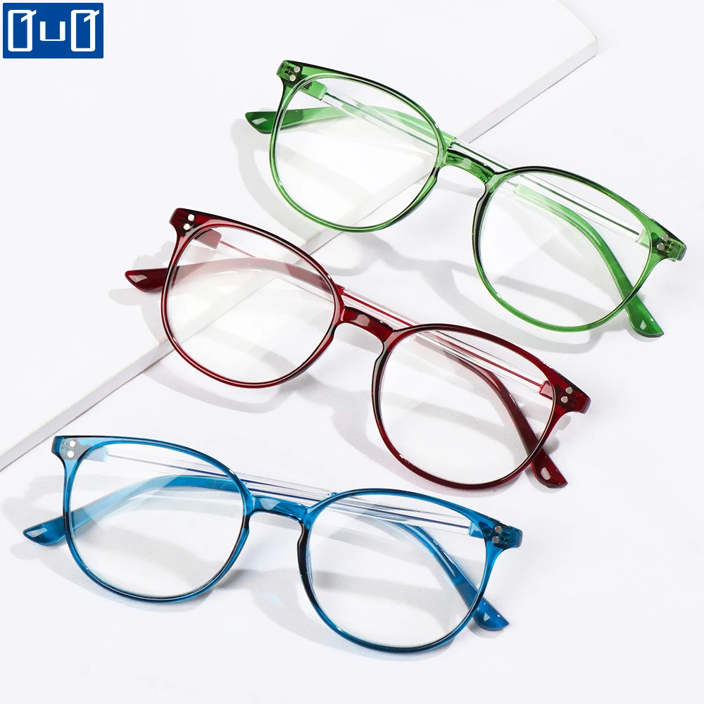 Qutzzmnd Highdefinition Reading Glasses For Women Men Unisex Fashion Ultralight Pc Frames