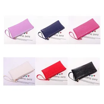 

women wallet purse wallets patent leather wrist bag bracelet belt card holder phone bag a lot of lower prices