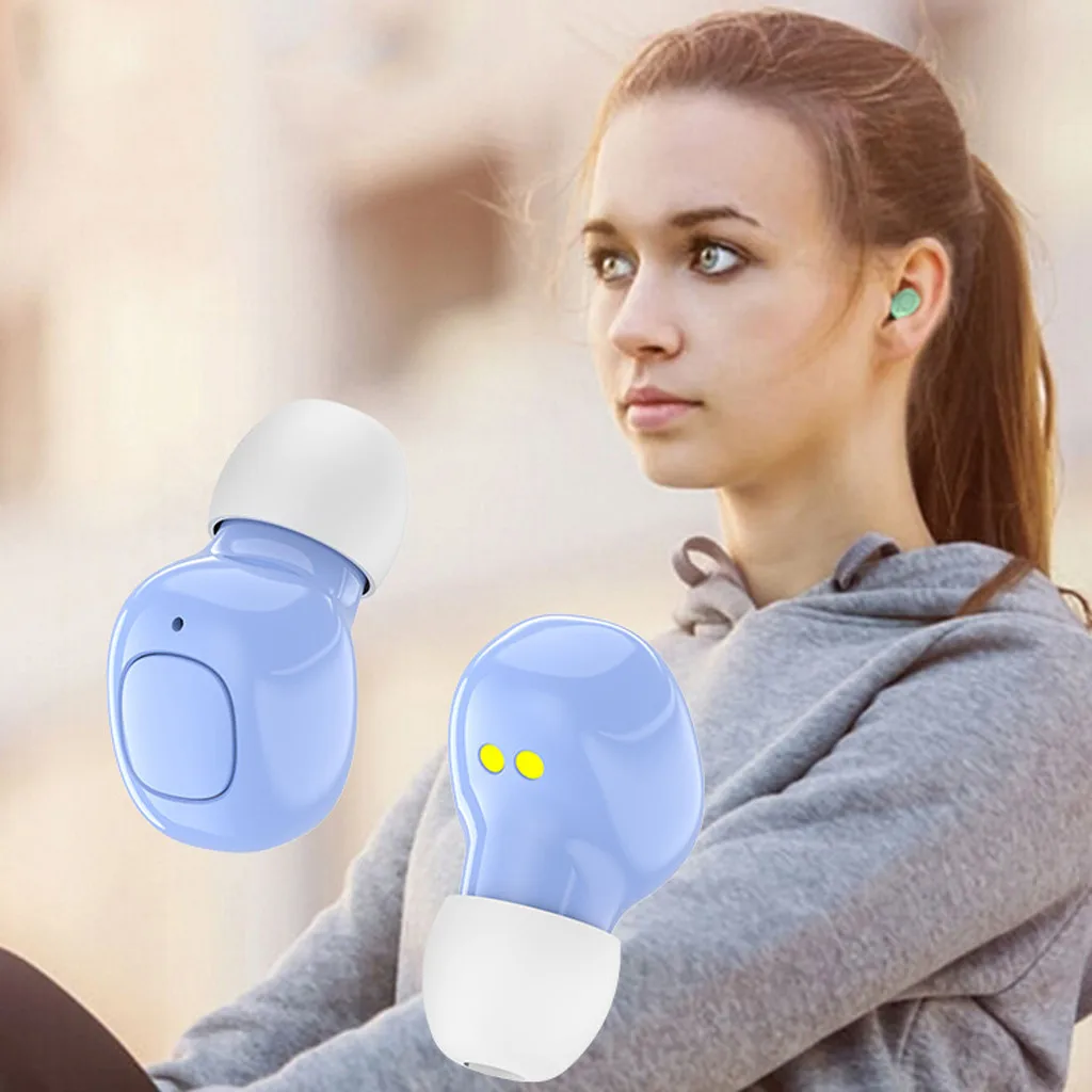 XG-23 TWS Bluetooth наушники с микрофоном светодиодный цифровой TWS сенсорный наушник стерео водонепроницаемый шумоподавление гарнитуры#35