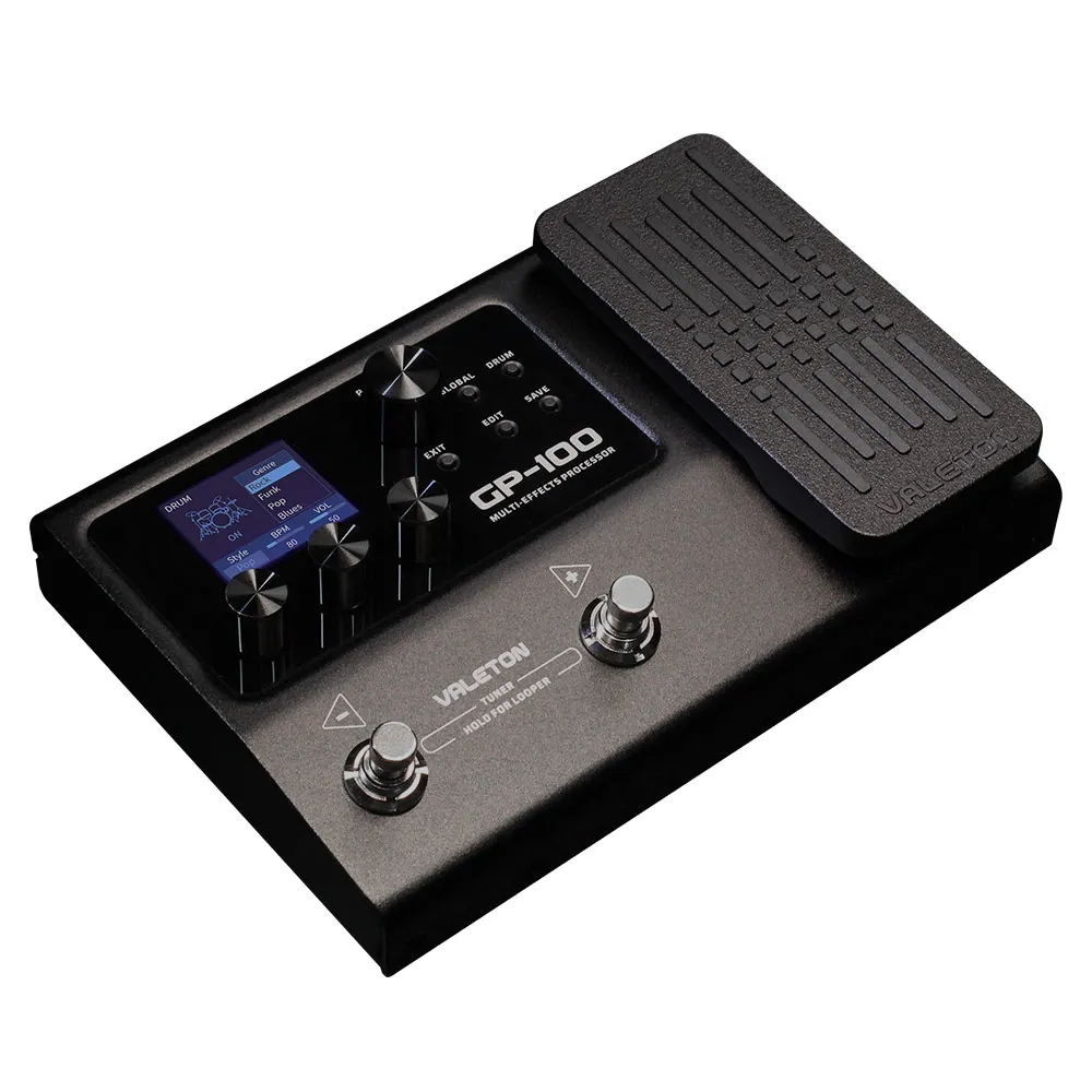 US $149.99 Valeton Guitar Multi Effects Processor 140 Built in Effects Looper Multi Language Expression Pedal GP100 Express Shipping