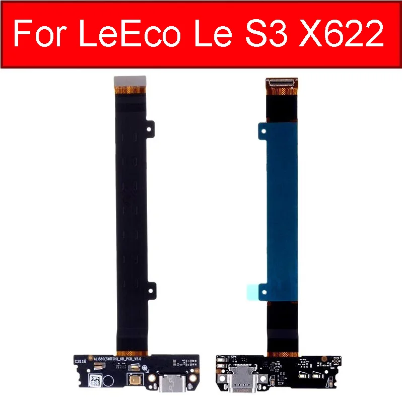 Оригинальный гибкий кабель USB для зарядки LeTV LeEco Le S3 X622 док станция с зарядным