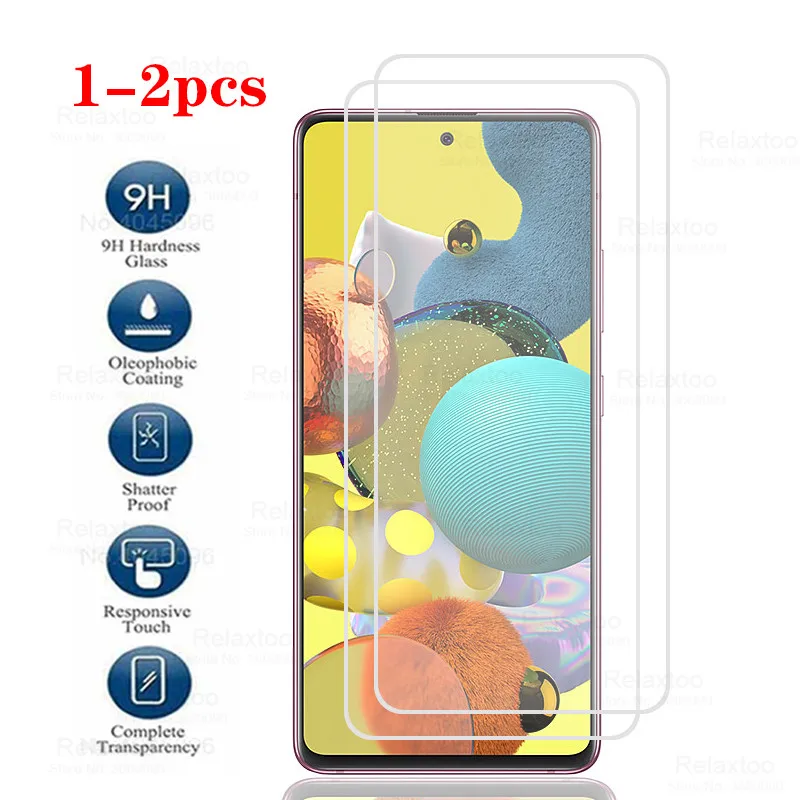 Защитное стекло для samsung galaxy a51 a71 5g 2020 телефона samsum a 51 71 sm-a516f sm-a716f 1-2 шт. samsang |