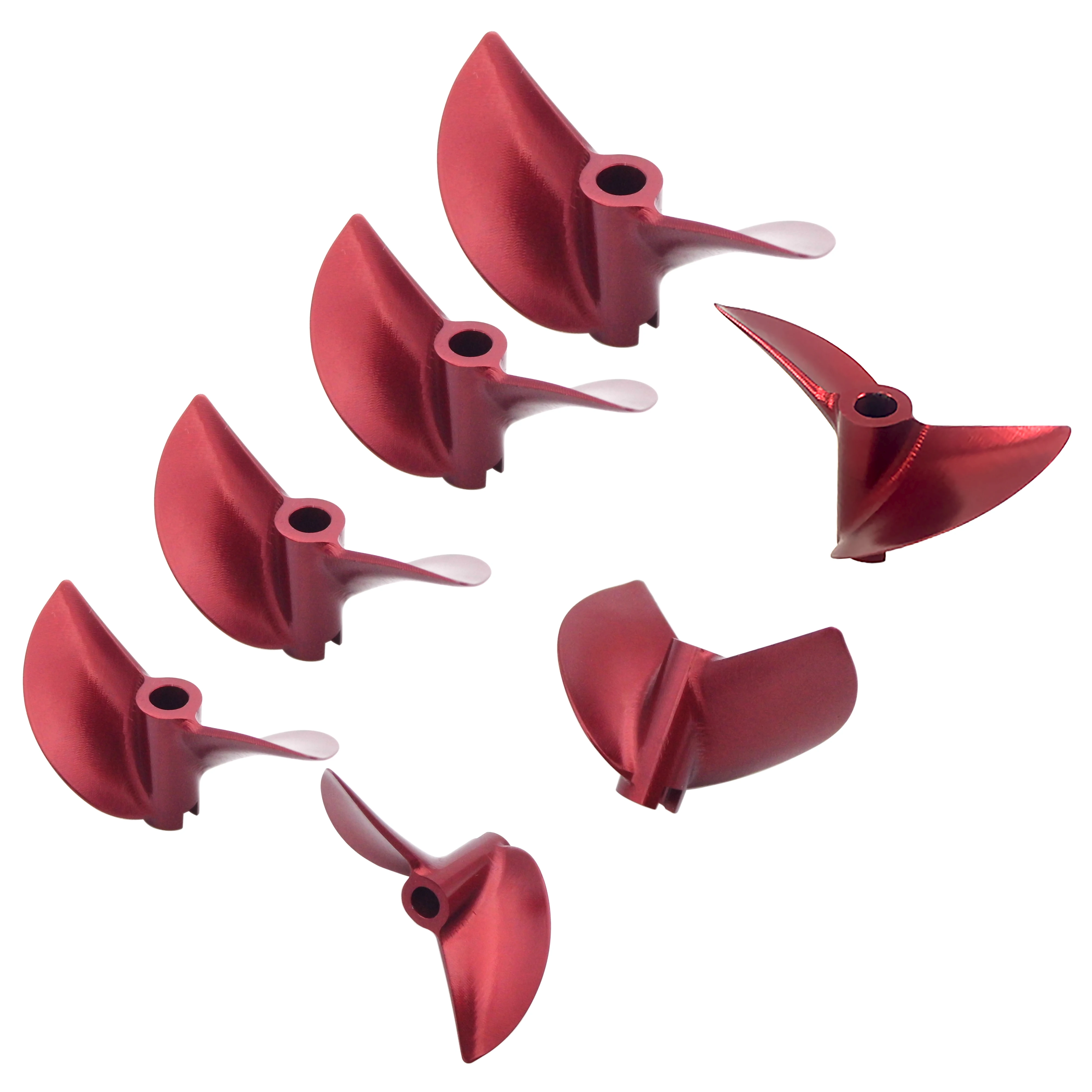 RC Speed Boat Propeller CNC 4.76mm 3/16" P1.9 40-45mm Prop CW CCW Aluminum Prop for RC Racing Boat Hydroplane Cat Catamaran