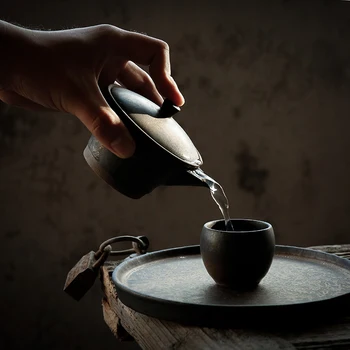

TANGPIN JAPANESE CERAMIC TEAPOT KETTLE TEA POT CHINESE KUNG FU TEA SET DRINKWARE 110ML