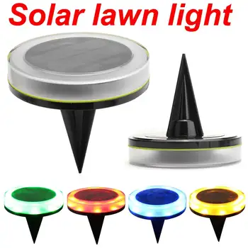 

1Pc IP65 12 LED Solar Lawn Light Garden Lawn Lamp Outdoor Landscape Pathway Ground Light Solar Panel 1W