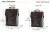 Fashion Male Backpack Leather military Canvas backpack Men backpack women school backpack school bag bagpack rucksack mochila 2
