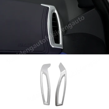 

2pcs For Toyota C-HR CHR 2018-2019 Carbon fiber ABS Matte Interior Dashboard Air Outlet Vent Trim Cover car styling accessories