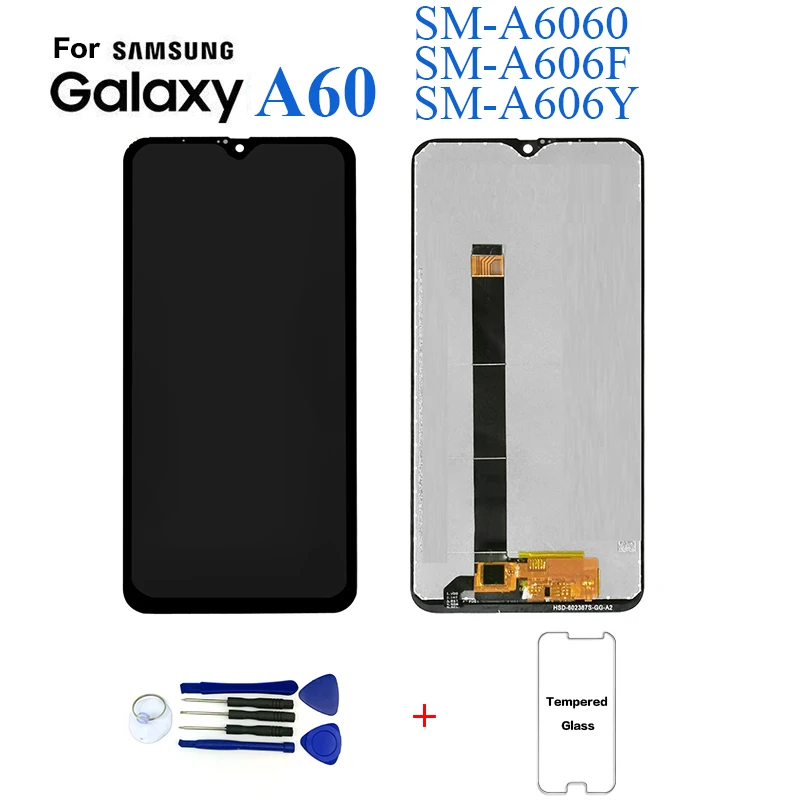 Для Samsung A60 SM A606F дисплей ЖК экран Замена для A606Y A6060 дигитайзер сборки сенсорной