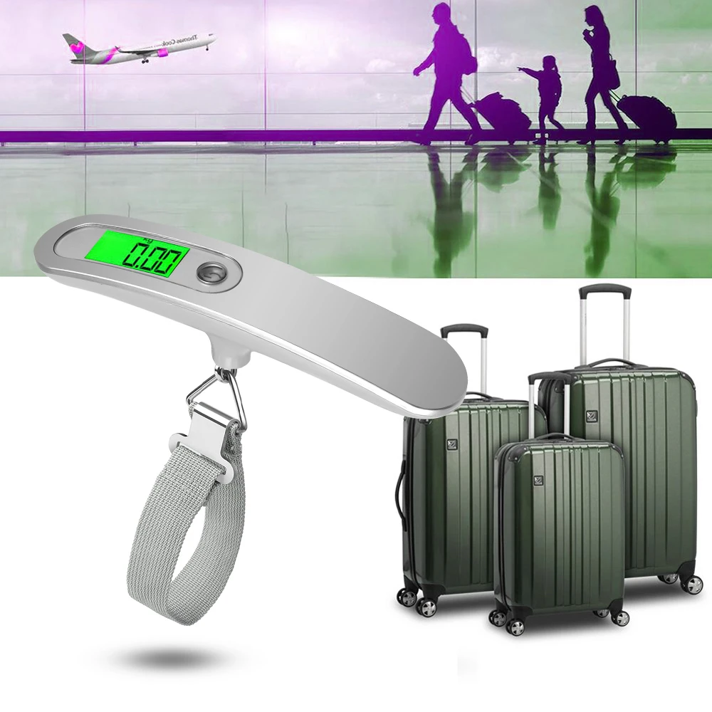 Handheld Digital LCD Scale 50kg Electronic Hanging Luggage for Suitcase Travel Weighs Baggage Bag Weight Balance Tool | Инструменты