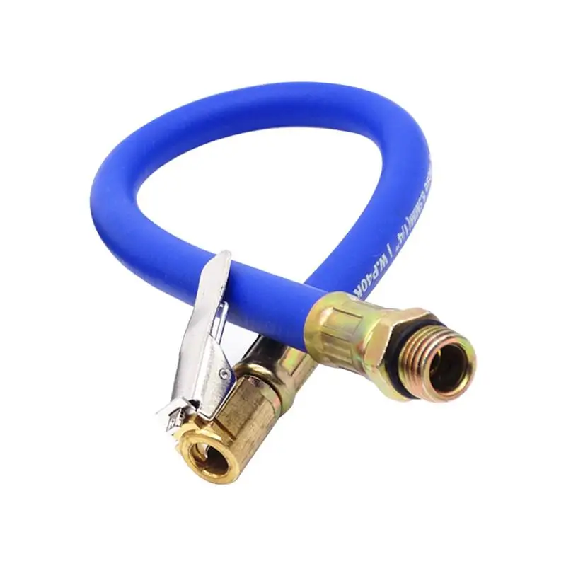 REPLACEMENT Motorcycle Car Tire Blue Pump Inflator 1/4" Rubber Air Pipe Hose 
