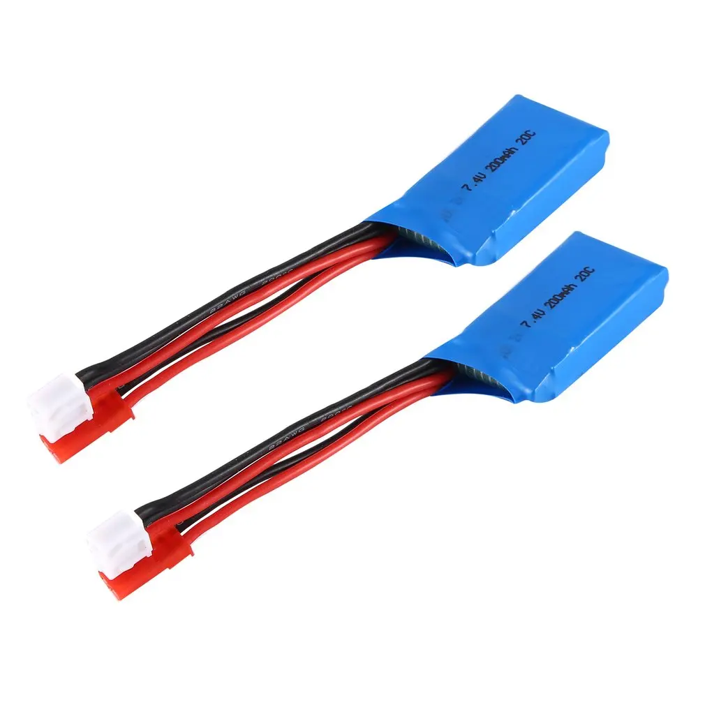 7,4 V 200mAh 20c аккумуляторная батарея Lipo батарея литиевая батарея RC для мини альпиниста Москитная машина 1/36 автомобиль RC автомобиль набор - Цвет: 2 Battery