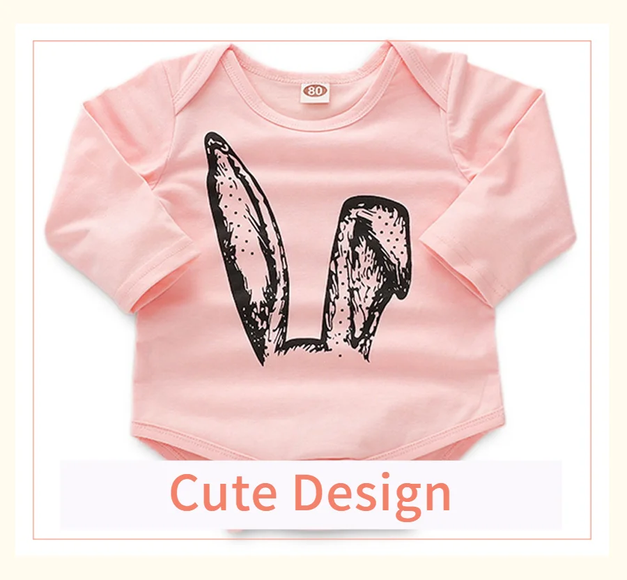 Детские топы с рисунком кролика для маленьких девочек; комбинезоны с принтом; штаны; комплекты одежды; pour enfants; подарок для детей; фотография для малышей; AA