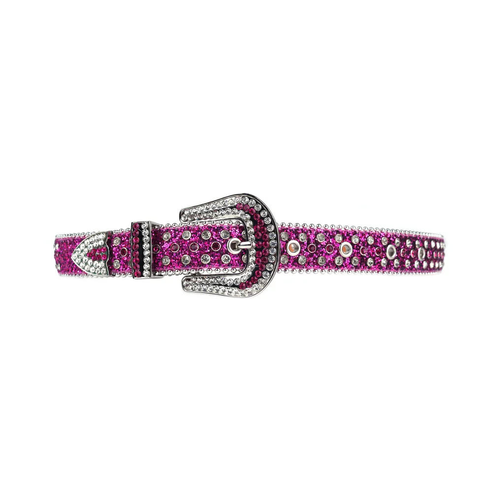 Western Rhinestone Belts Boy Girl Children's Belts Students Dresses Ladies Waistband Baby Girls Bling Diamond Waist Belt mens braided leather belt