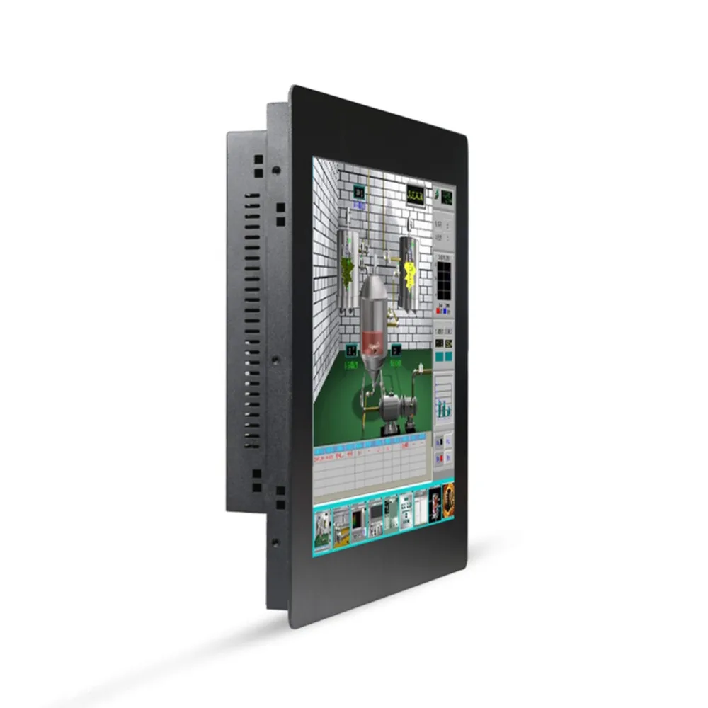 17 Inch 2MM Ultra Thin TouchScreen Panel PC Embedded Computer with COM LPT Partaker Z15T (2)