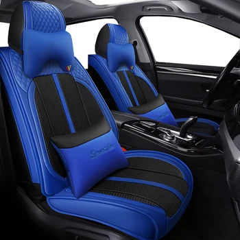 

Full Coverage PU Leather car seat cover flax fiber auto seats covers for suzuki grand vitara suzuki liana toyota 4runner car