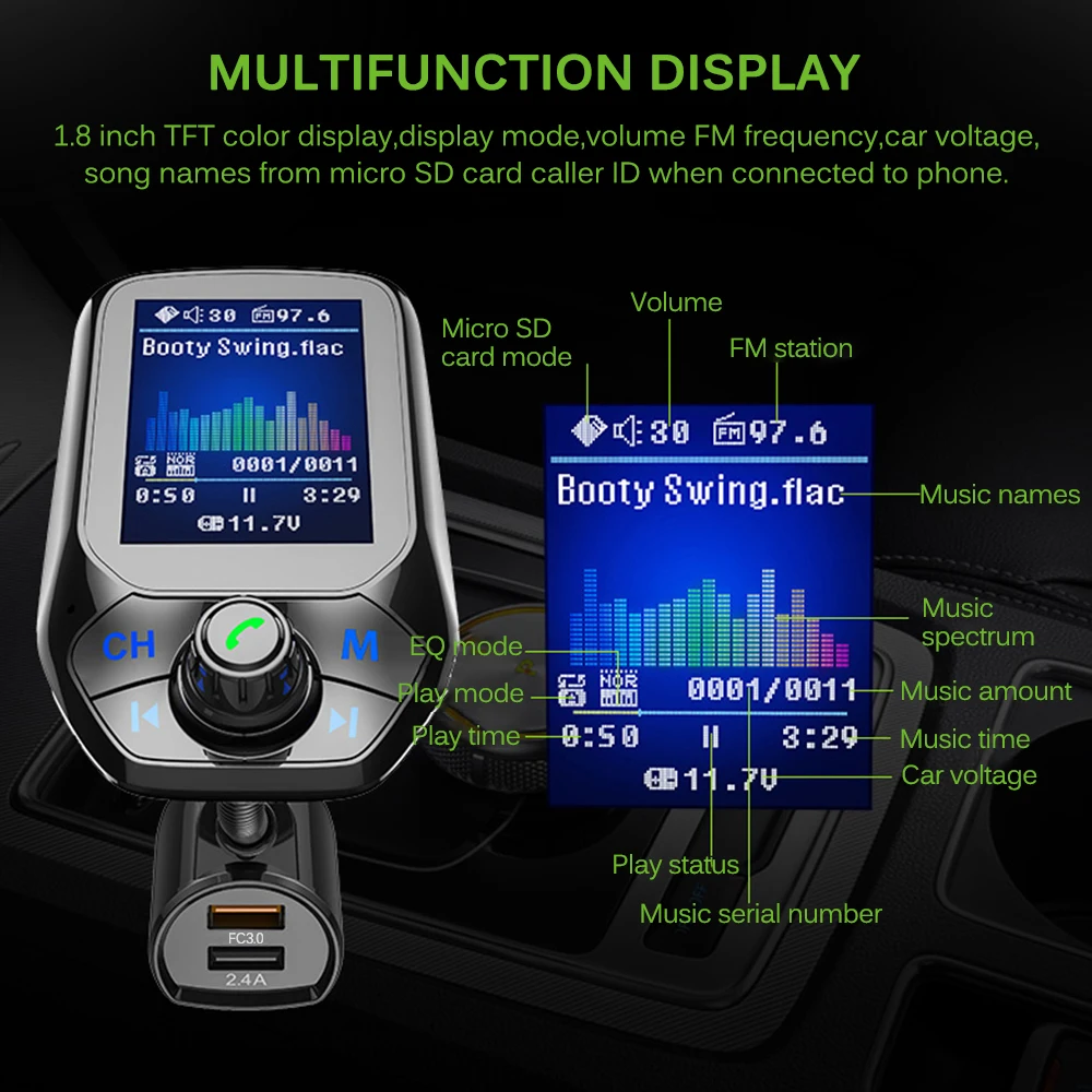 bluetooth fm transmitter