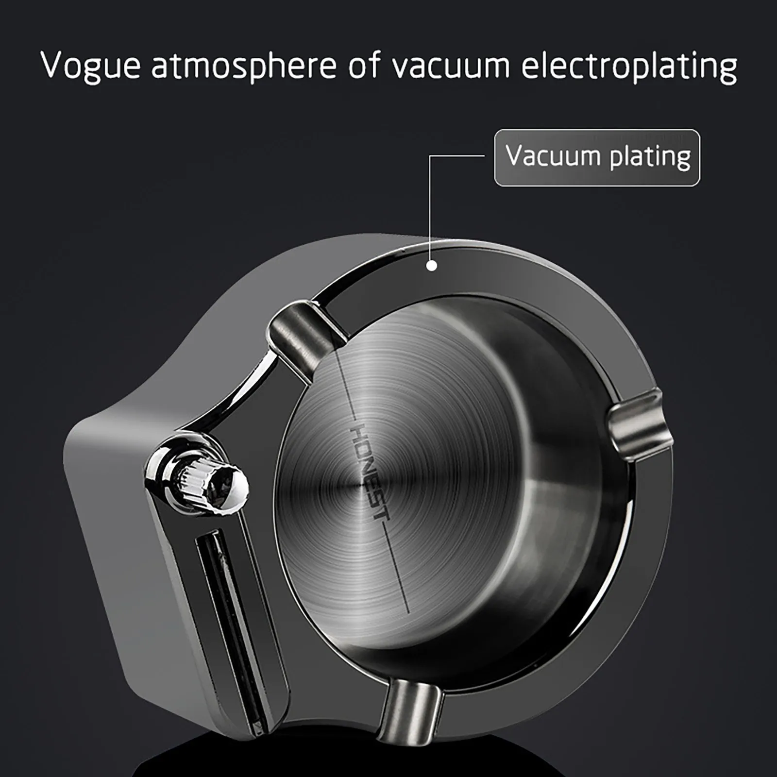 Lighter Ashtray Metal Oil Lighter Multifunctional Permanent Flint Lighter Desktop Home Office