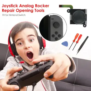 

Hot Sale Thumbstick Rocker Multi-function 3D Analog Joystick Rocker Thumb Stick w/Triangle Paddle Fit for Nintend Switch