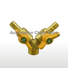 Трехкомпонентный каталитический латунь у typle зубная щетка с двумя головками и газовый клапан мужской DN15 G1/2"