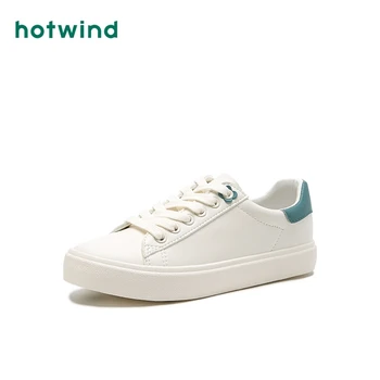 

Hot Air 2020 Spring New Style Lady Trend Fashion Casual Platform Shoes Spell Color Circle Head Small White Shoes Sneakers