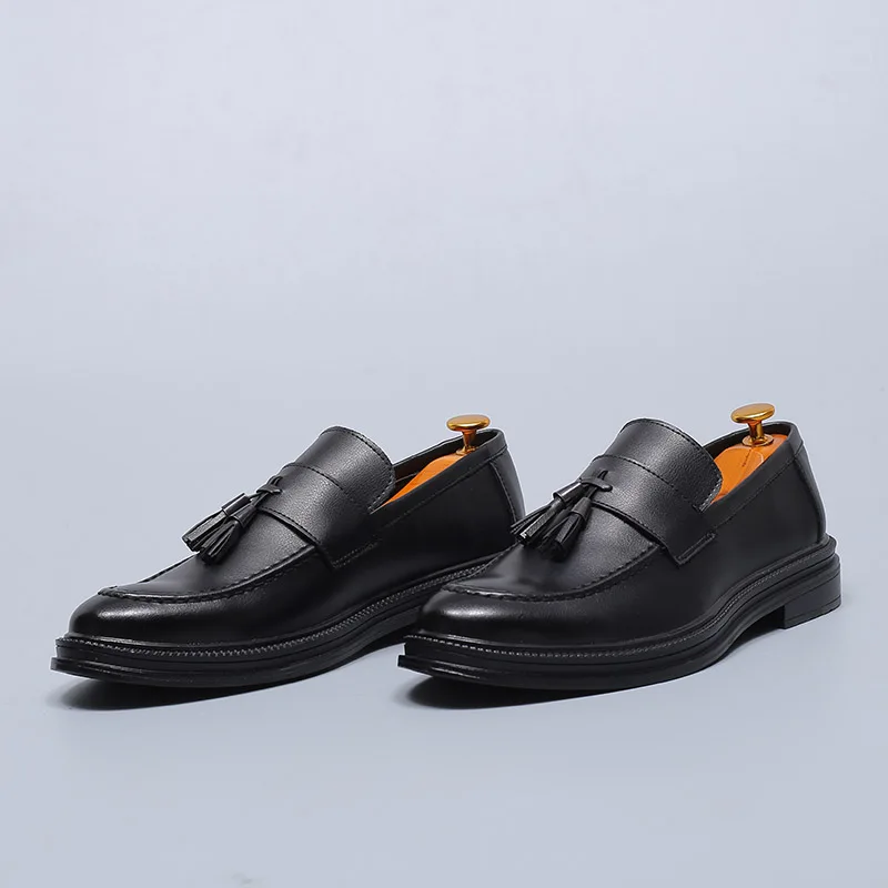 Mazefeng/; мужские туфли в деловом стиле; свадебные кожаные туфли; деловые повседневные офисные мужские туфли на плоской подошве; оксфорды в британском стиле