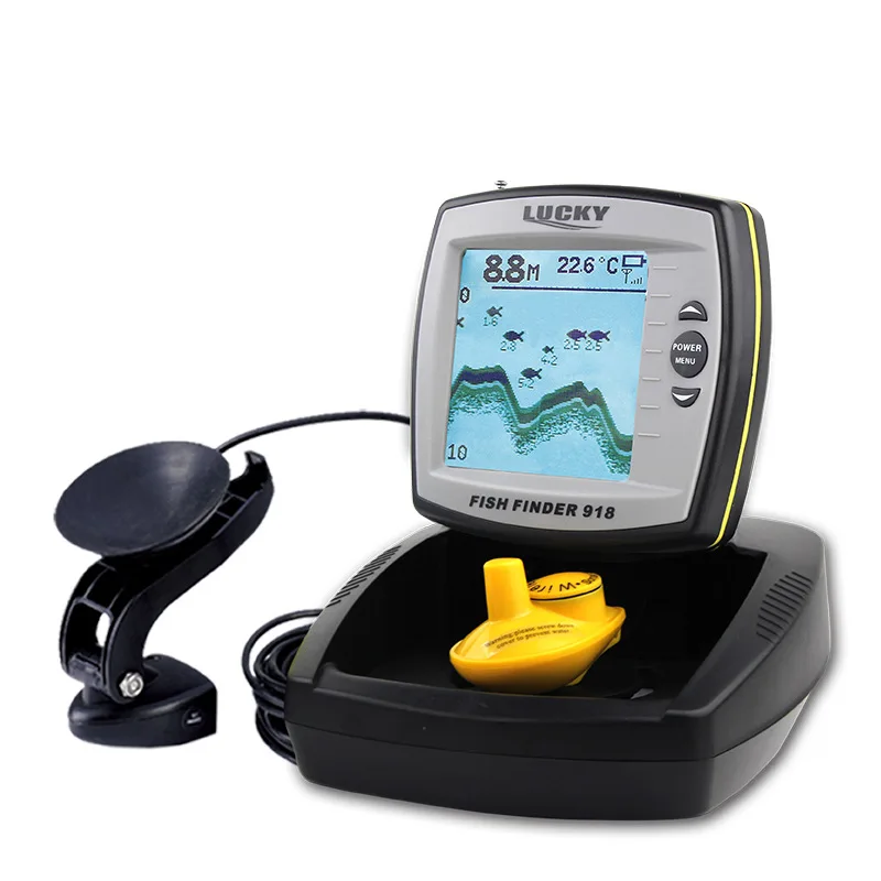 

Yue Qi fish finder Wireless Sonar Waterproof Color Screen Smart Fish Detector Chinese Visual High-definition Muddy Water Fish Fi
