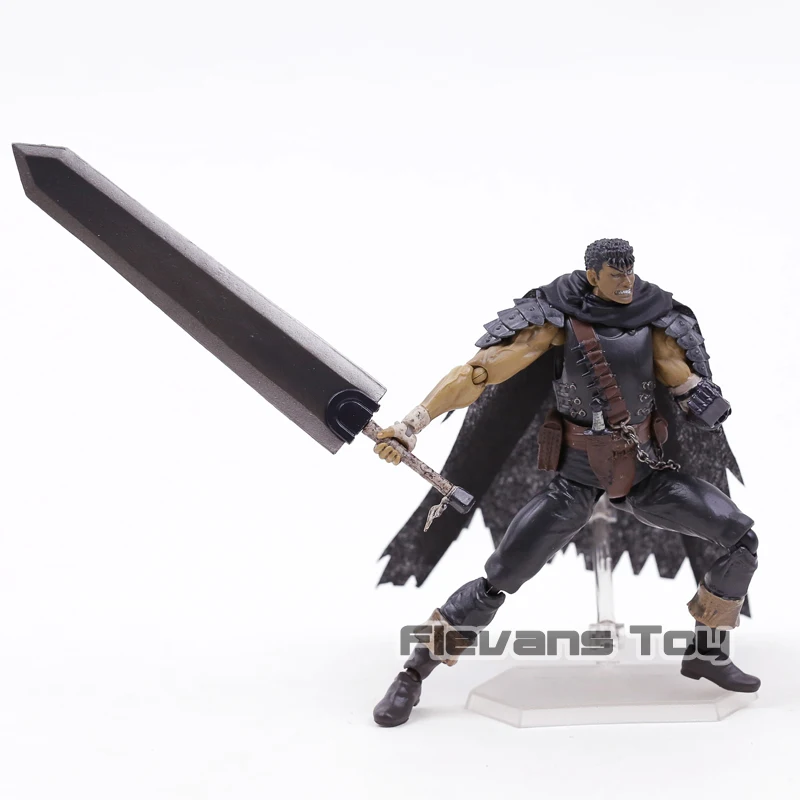 Берсерк фигма 359 кишки черный фехтовальщик Ver Repoint Edition ПВХ фигурка Коллекционная