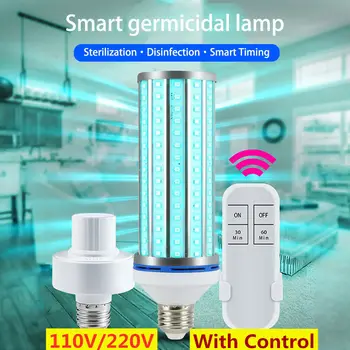 

LED UV Sterilization Lamp E27 Disinfection Bulb UVC Light Sterilizer Household Ozone Kill Dust Mite Eliminator Bulbs 100-265V