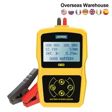 AUTOOL BT360 тестер автомобильных аккумуляторов, Цифровой Анализатор автомобильной диагностики батареи 12 В, диагностический анализатор батареи CCA BT-360