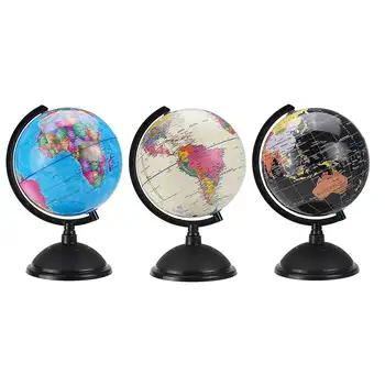 

20cm World Earth Globe 360 Degree Rotating Map Geography Educational Toy With Stand Home Office Miniatures Gift Gadgets