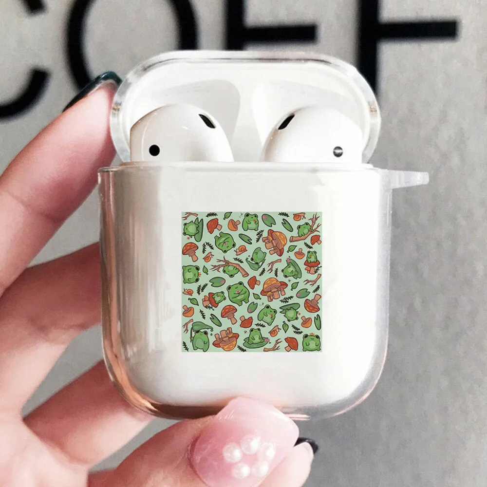 Чехол из ТПУ с забавным принтом друзей для AirPods 1 2 чехол беспроводным Bluetooth Air Pods