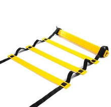 Agility Speed Ladder Stairs Nylon Straps Tabular Ladder for Football Training and Sense of Fitness Workout 50*3.8*0.2cm