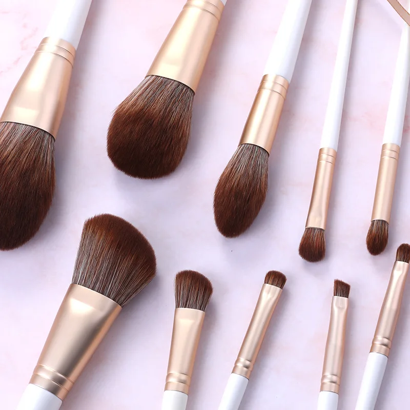 

12Pcs Makeup Brushes Set Beginners Beauty Makeup Tool Full Set Makeup Brush Set