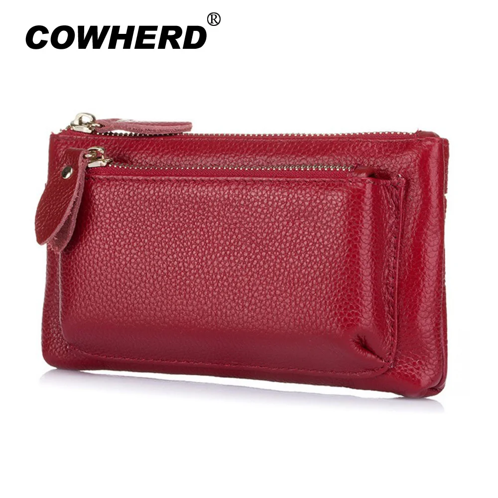 Лидер продаж женские бумажники из воловьей кожи длинный вместительный Дамский