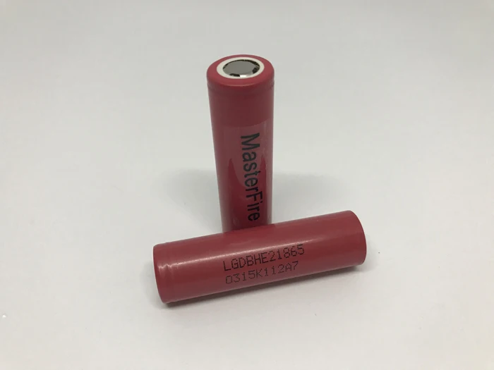 MasterFire 10 шт./лот, новинка,, LG ICR18650HE2, 2500 мА/ч, литиевая батарея 18650, HE2, аккумуляторы 30A для электронных сигарет