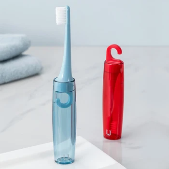 

1Pcs Portable Compact Fold Foldable Folding Toothbrush Travel Camping Hiking Outdoor Easy To Take Modern Design Toothbrush