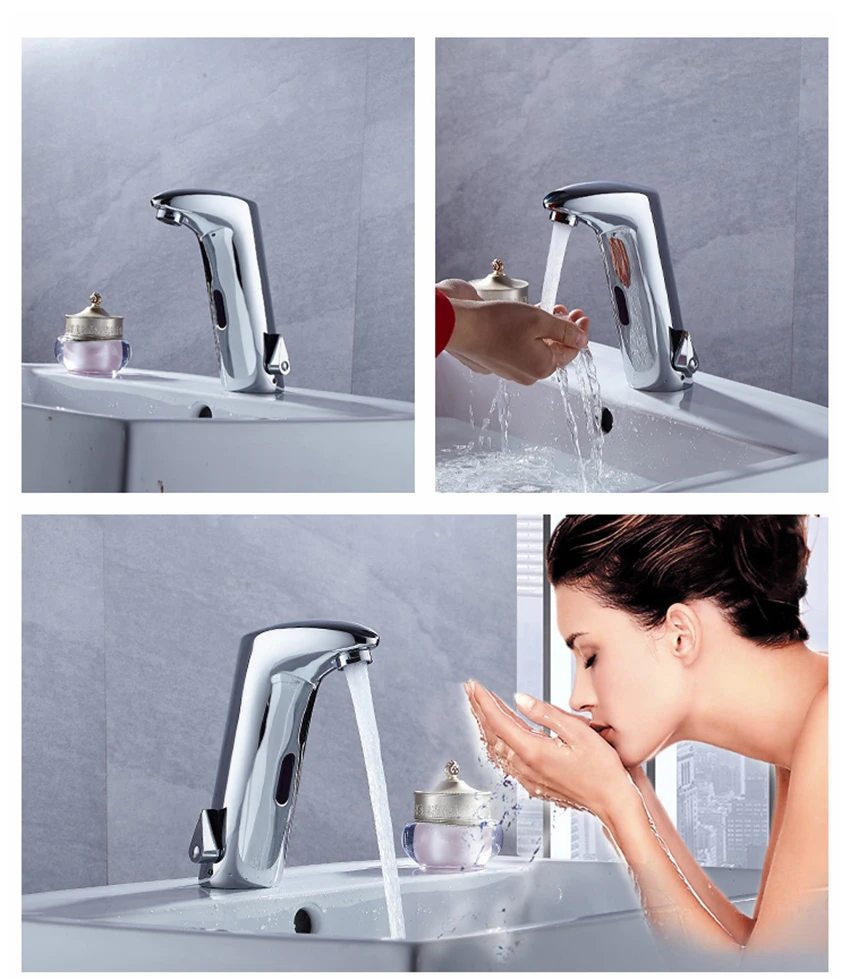 Touchless Infrared Sensor Hand Touch Basin Faucet