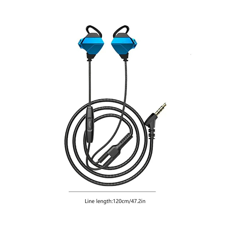 Wired Earphones 1 2m Wire HIFI Sound Headset Mobile Phone Gaming Headphone with Mic