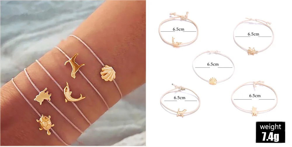 New Styles Hot Mix Turtle Heart Pearl Wave LOVE Crystal Marble Charm Bracelets for Women Boho Tassel Bracelet Jewelry Wholesale
