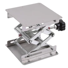 

200x200mm Aluminum Router Table Woodworking Engraving Lab Lifting Stand Rack Platform Woodworking Benches