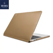 WiWU чехол для ноутбука MacBook Pro Air 13 A1706 A1708 A1989 A1932 дюймов Водонепроницаемый чехол из искусственной кожи жесткий чехол для MacBook Pro 13