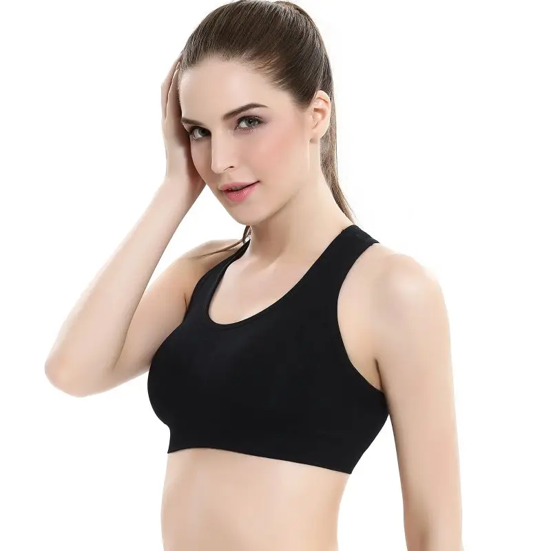 Бюстгальтеры для женщин дышащие мягкие Bralette спортивные, для тренажерного зала беговые Бесшовные Фитнес спящий Спорт лиловый сплошной цвет нижнее белье