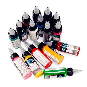 

Professional Tattoo Ink 16 Color Set Tattoo Color Pigment Easy To Color Body Paint Tattoo Color Pigment Tattoo Supply